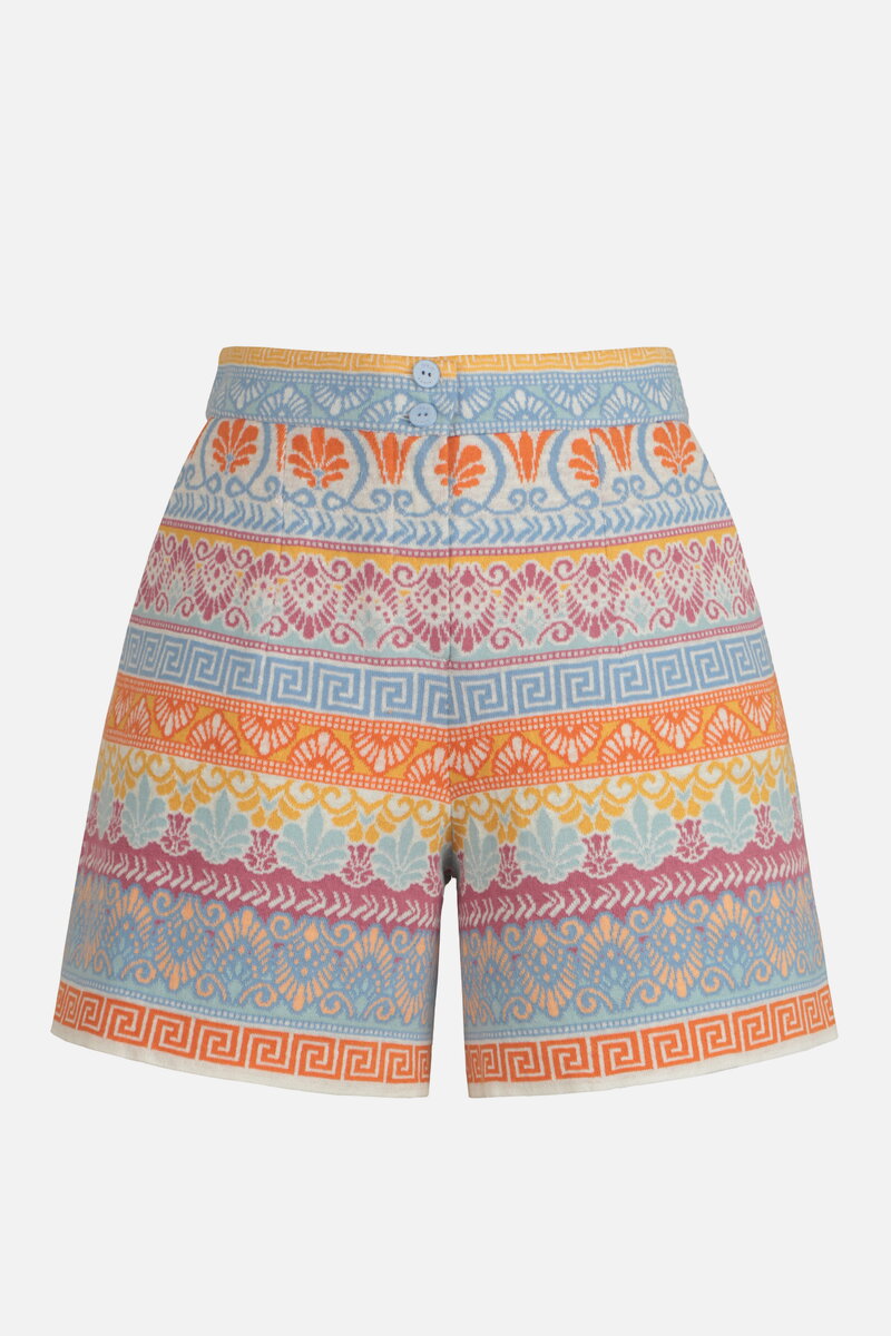 Jacquard Shorts, Mediterranean Pattern