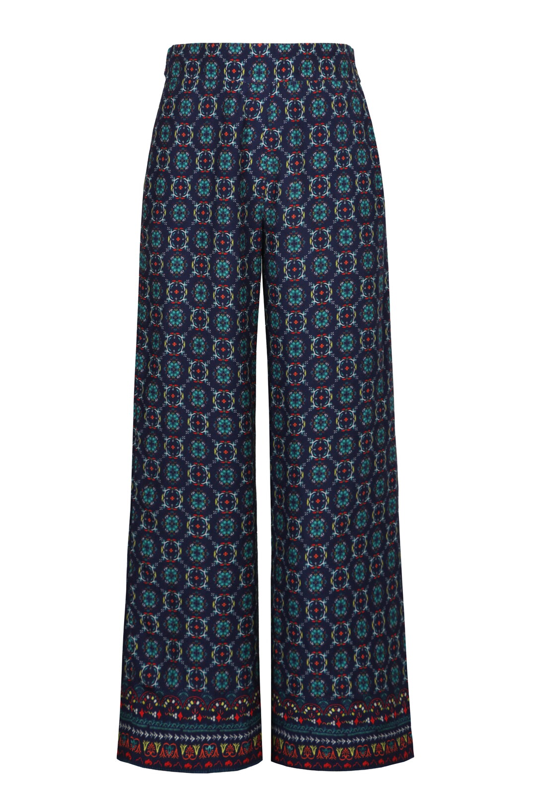 Viscose Pants, Mediterranean Pattern