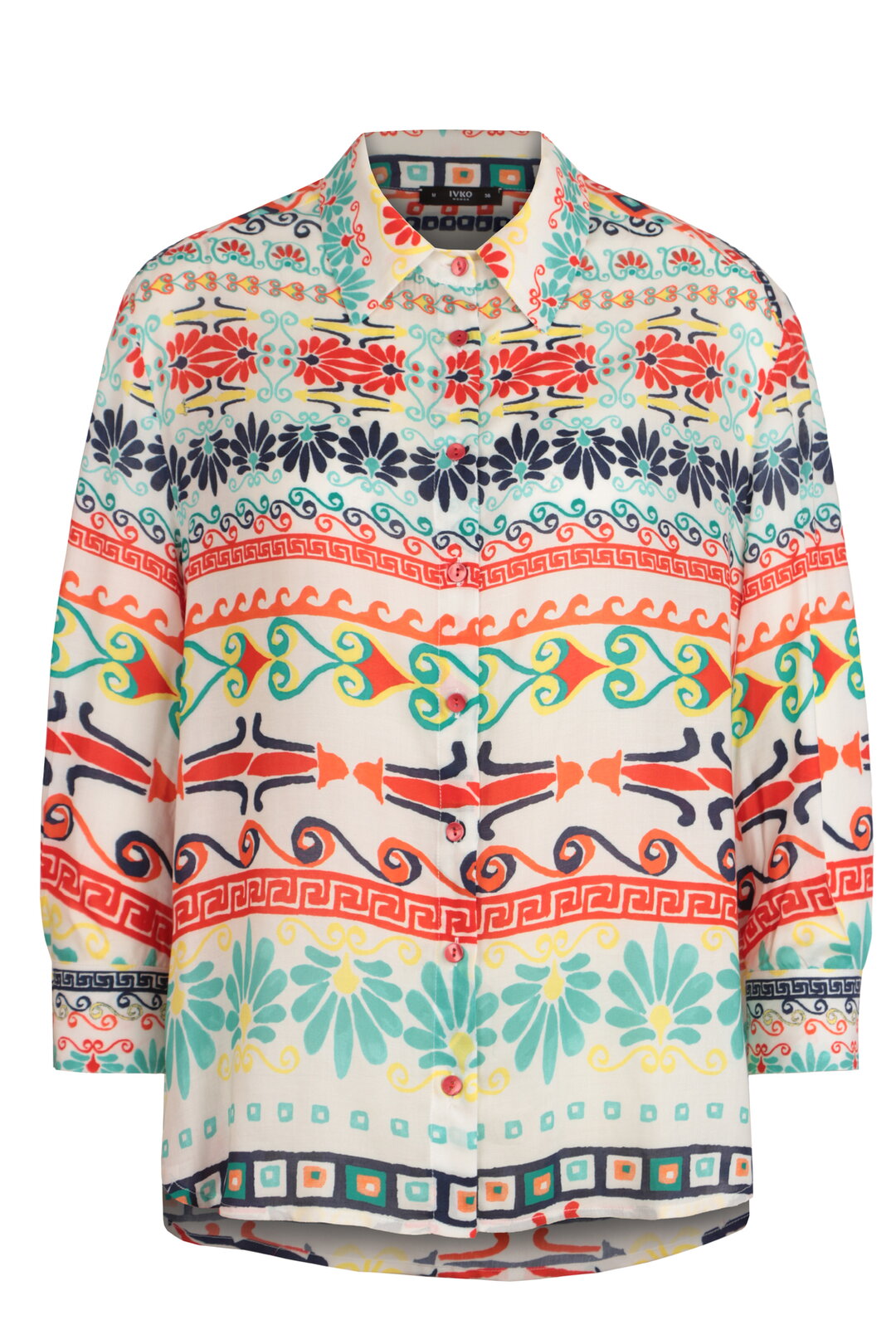 Printed Shirt, Mediterranean Pattern