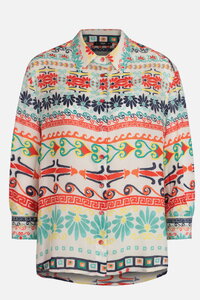 Printed Shirt, Mediterranean Pattern