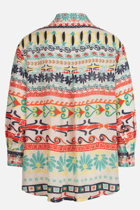Printed Shirt, Mediterranean Pattern