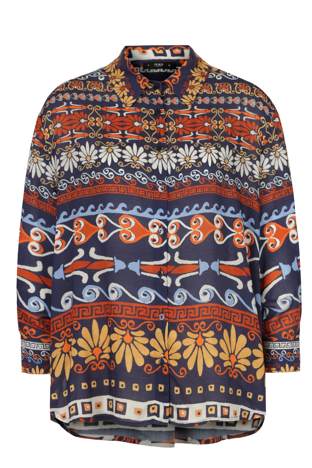 Printed Shirt, Mediterranean Pattern