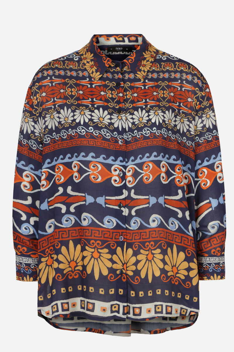 Printed Shirt, Mediterranean Pattern