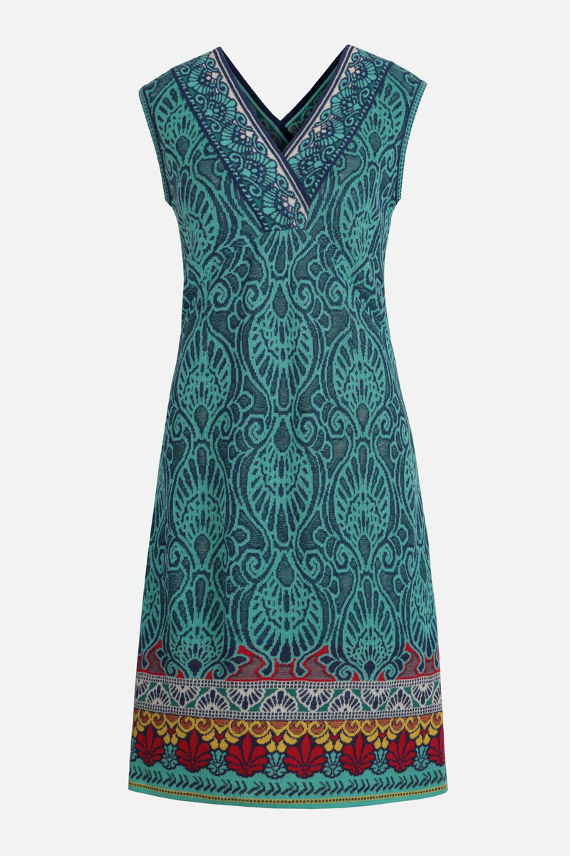 Jacquard Dress, Mediterranean Pattern