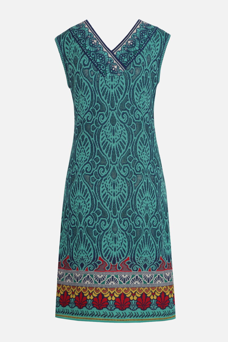 Jacquard Dress, Mediterranean Pattern