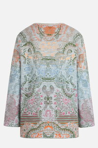 Pullover V-Neck, Ornament Pattern