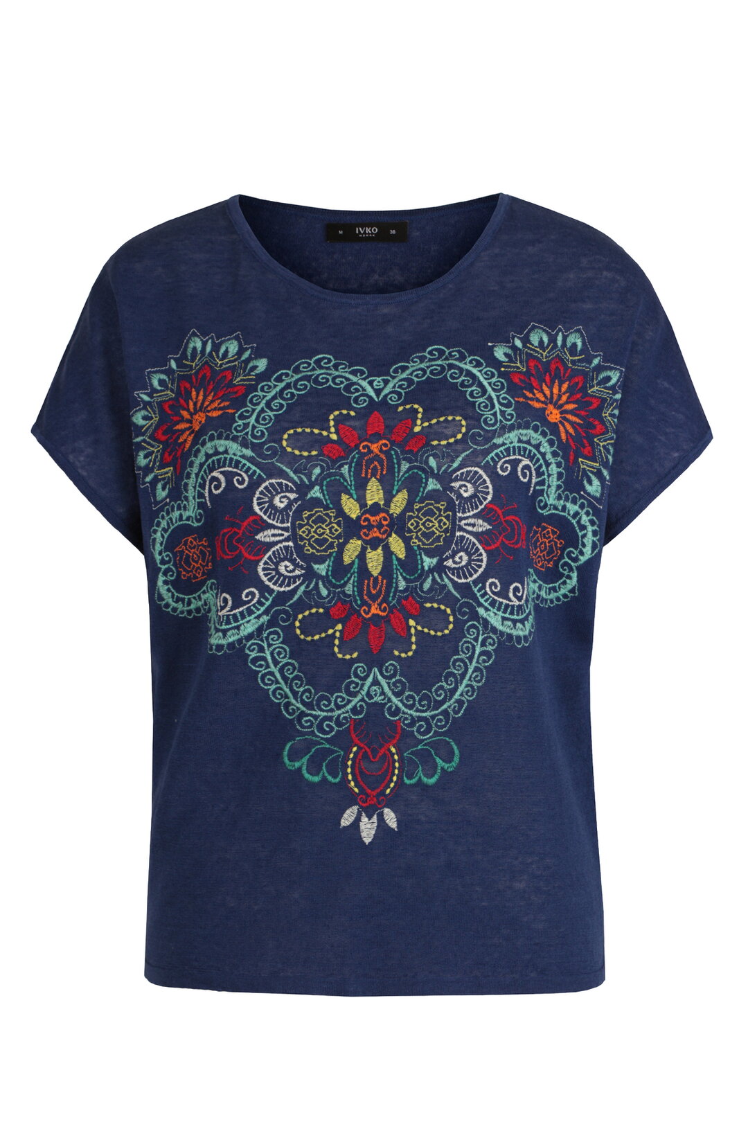 Pullover with Embroidery, Ornament Pattern