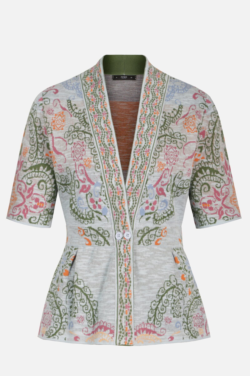 Kardigan sa V-Izrezom, Ornament Motiv