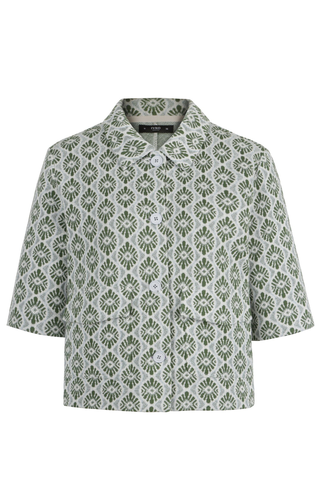 Jacquard Jacket, Mediterranean Pattern