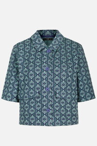 Jacquard Jacket, Mediterranean Pattern