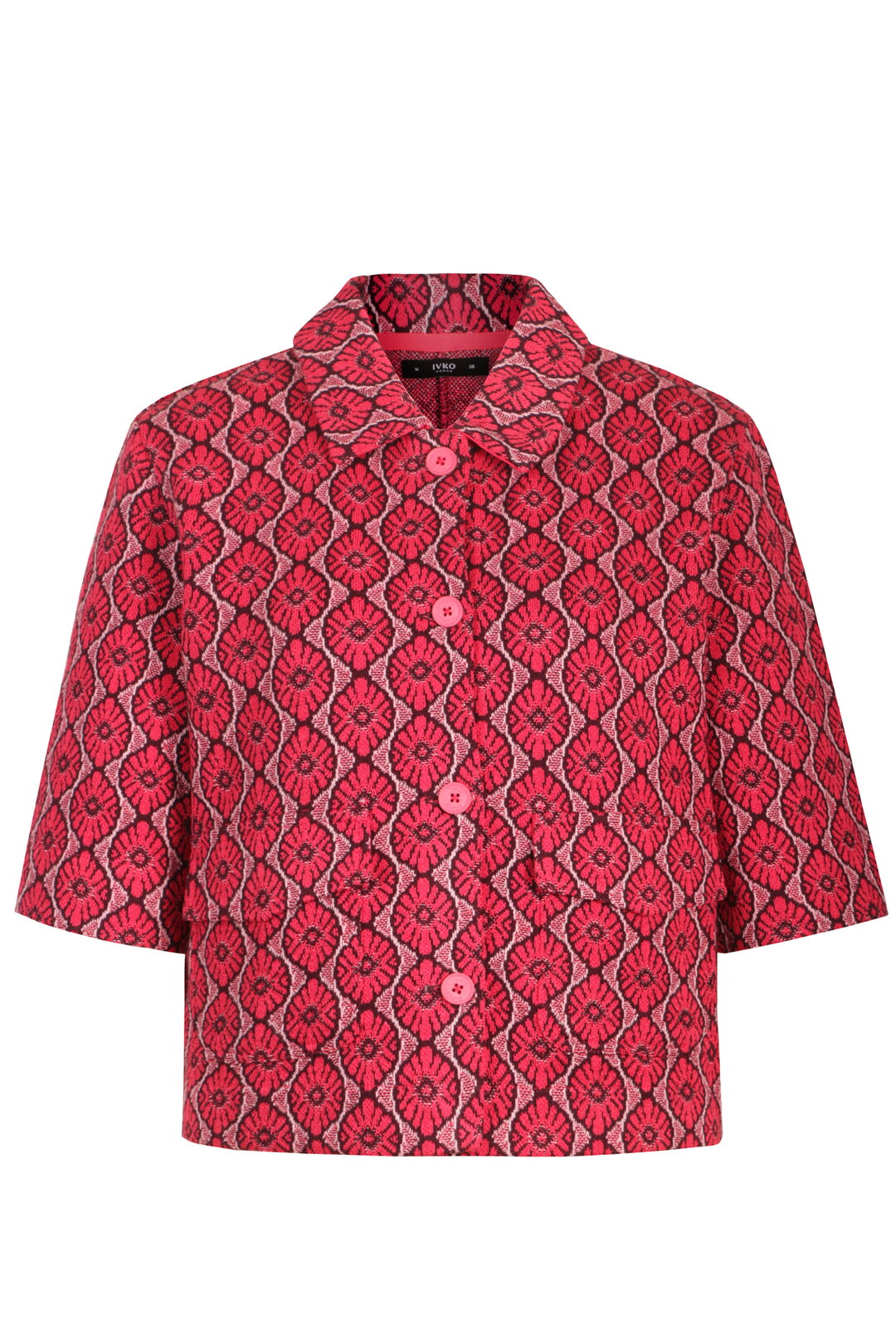 Jacquard Jacket, Mediterranean Pattern