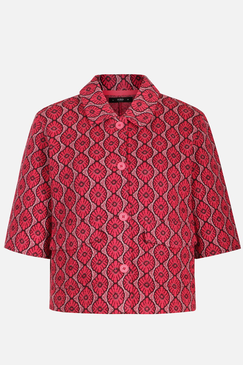 Jacquard Jacket, Mediterranean Pattern