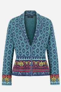 Jacket with Lapels, Mediterranean Pattern