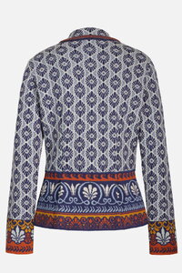 Jacket with Lapels, Mediterranean Pattern