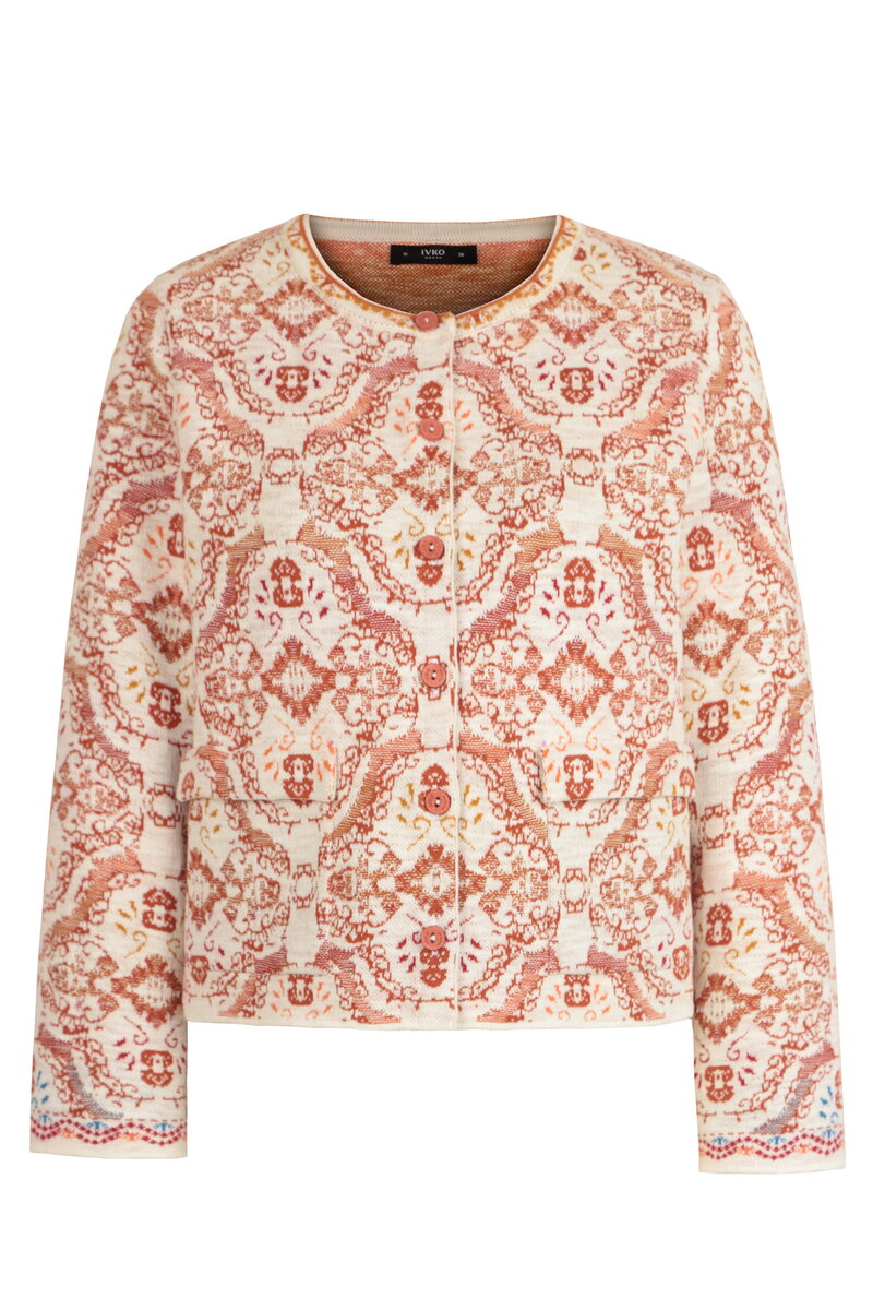 Jacket with Pockets, Ornament Pattern