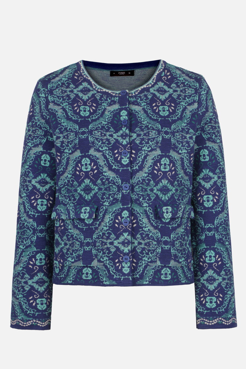 Jacket with Pockets, Ornament Pattern