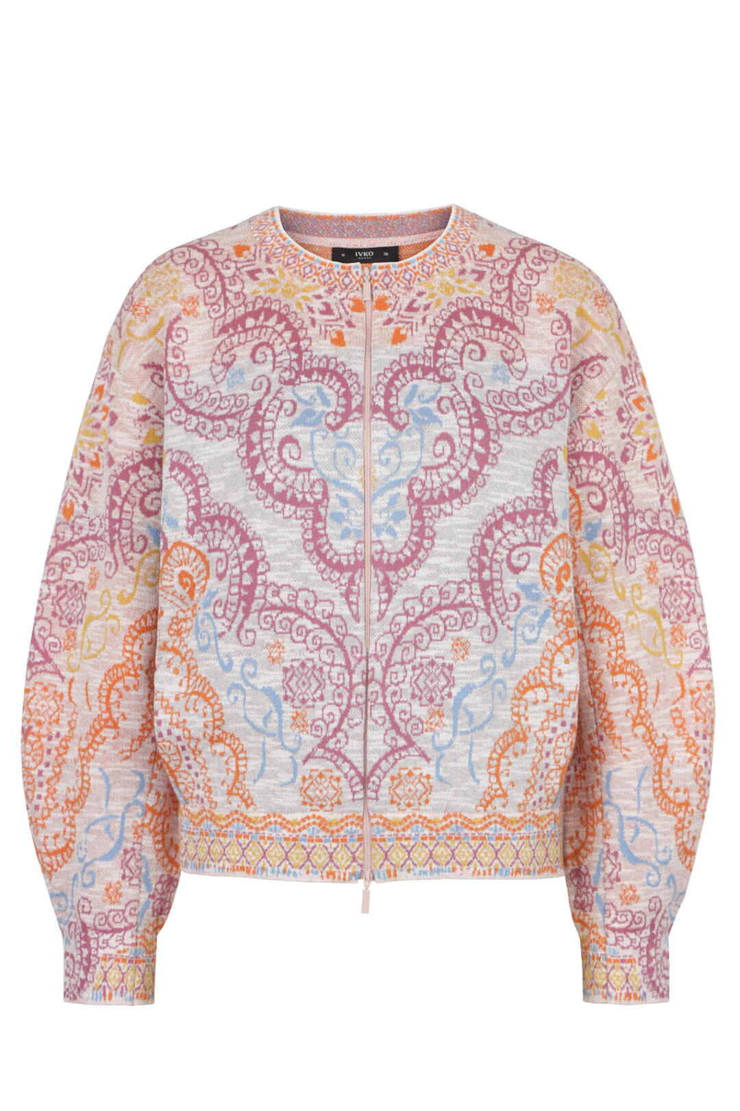 Batwing Sleeves Jacket, Ornament Pattern