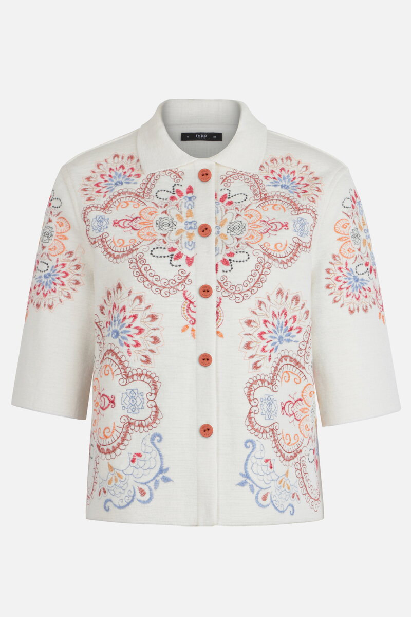 Jacket with Embroidery, Ornament Pattern