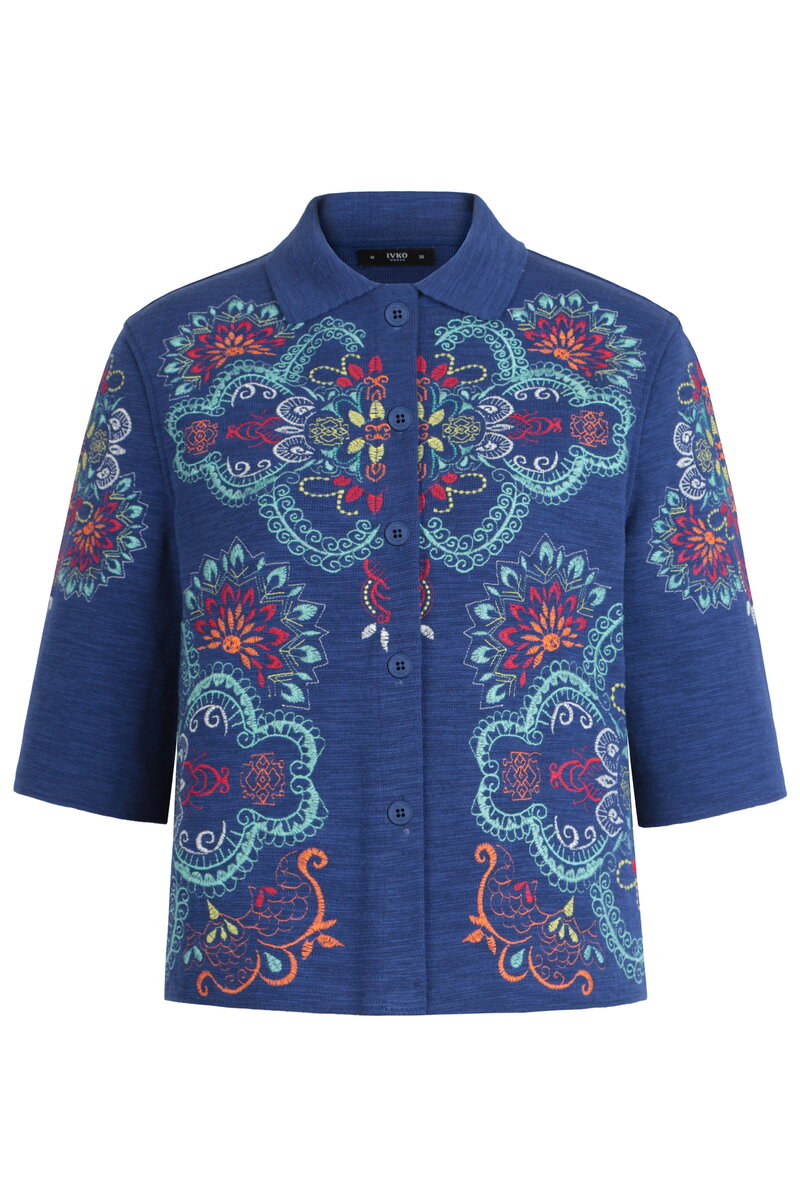 Jacket with Embroidery, Ornament Pattern