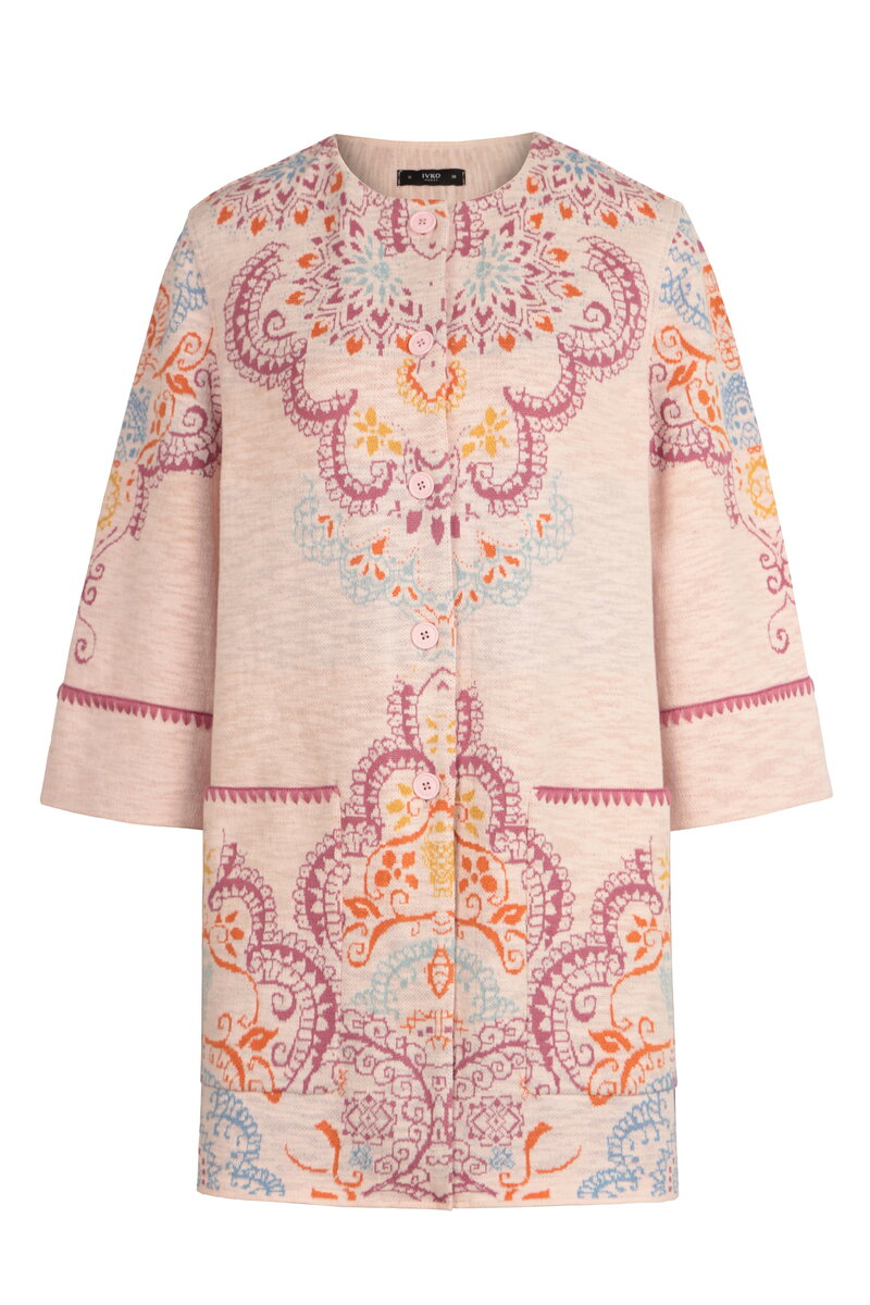 Jacquard-Mantel, Ornament Motiv