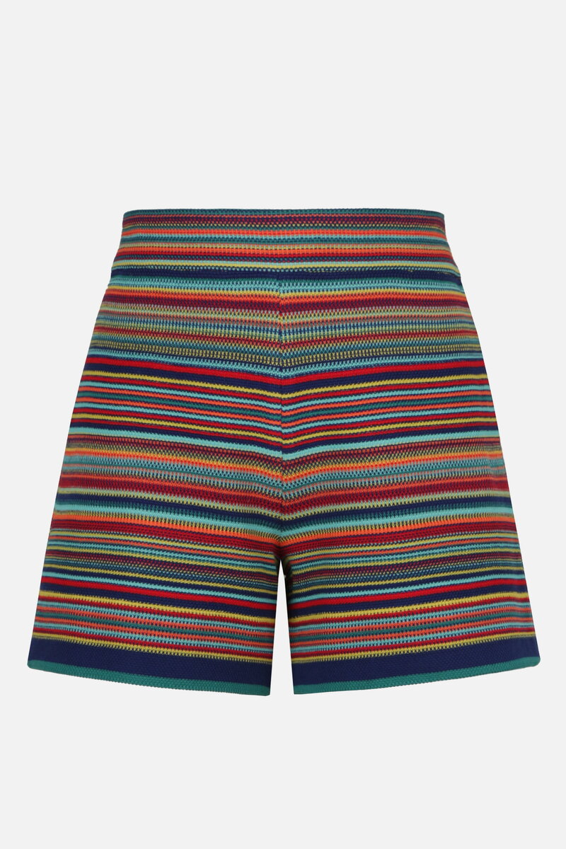 Jacquard Shorts, Stripe Pattern