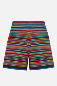 Jacquard Shorts, Stripe Pattern