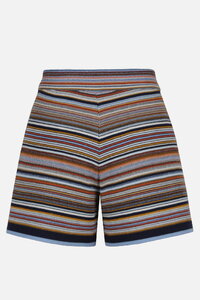 Jacquard Shorts, Stripe Pattern