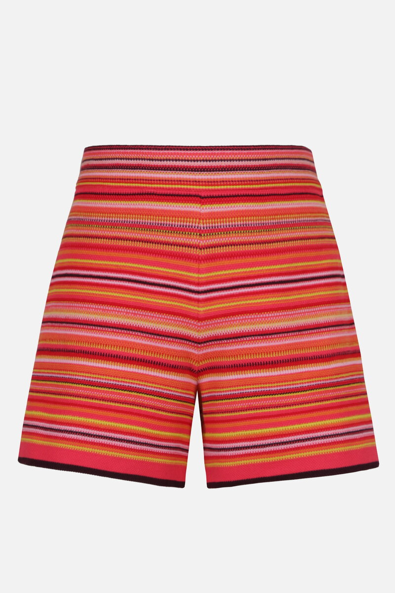 Jacquard Shorts, Stripe Pattern