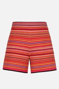 Jacquard Shorts, Stripe Pattern