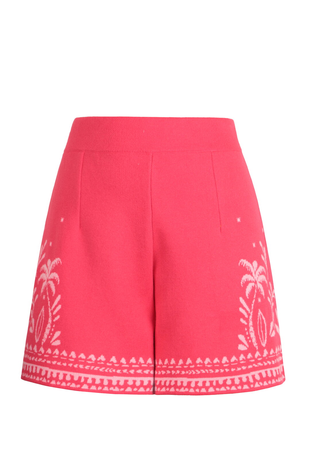 Jacquard Shorts, Urban Botanic Pattern