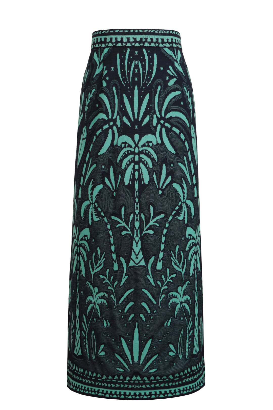 Long Skirt, Urban Botanic Pattern
