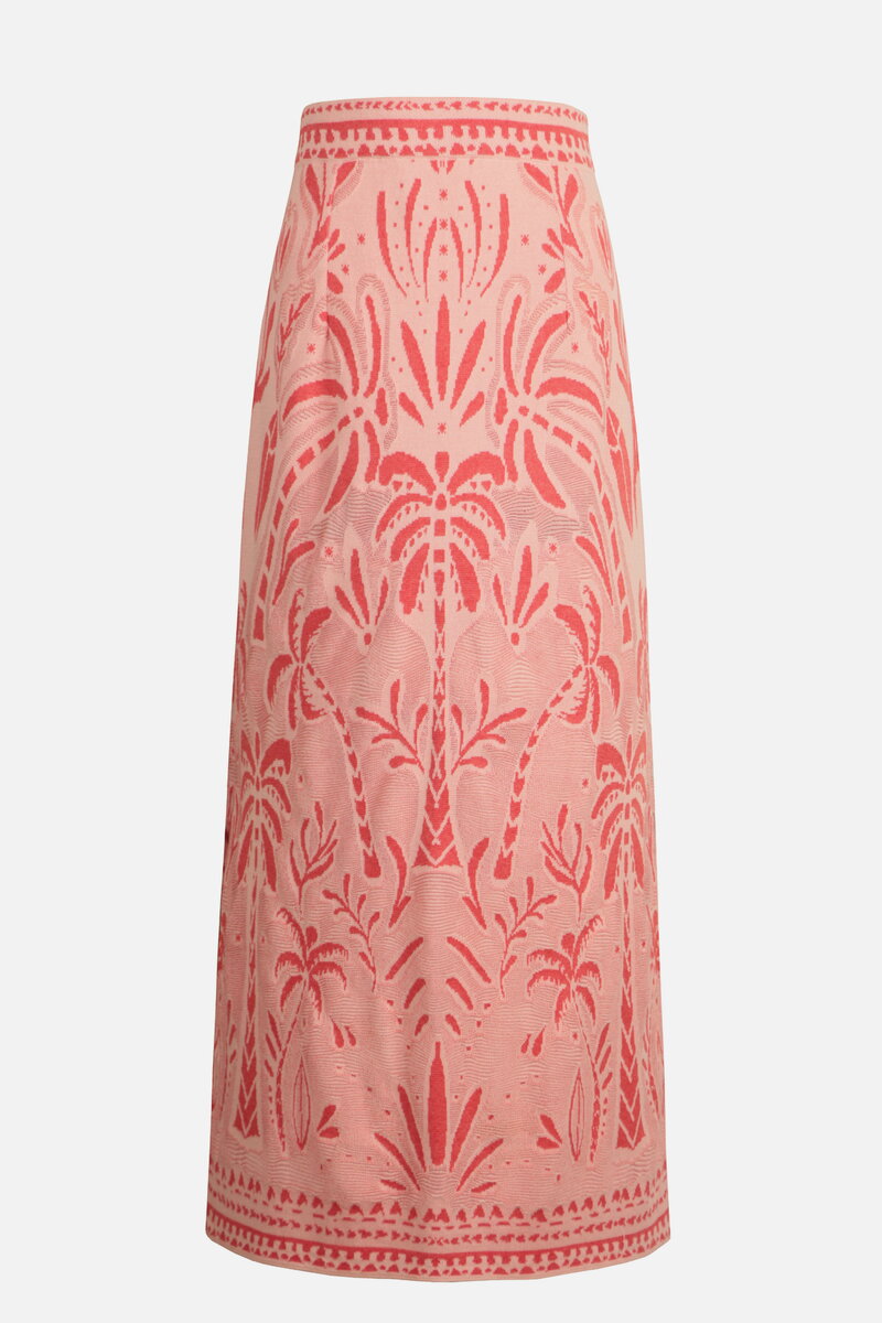 Long Skirt, Urban Botanic Pattern