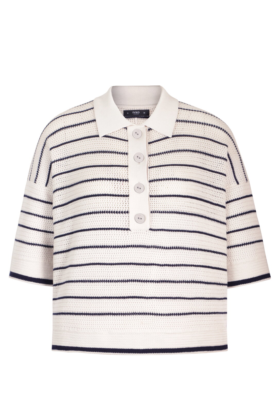 Two-Tone Pullover, Stripe Pattern