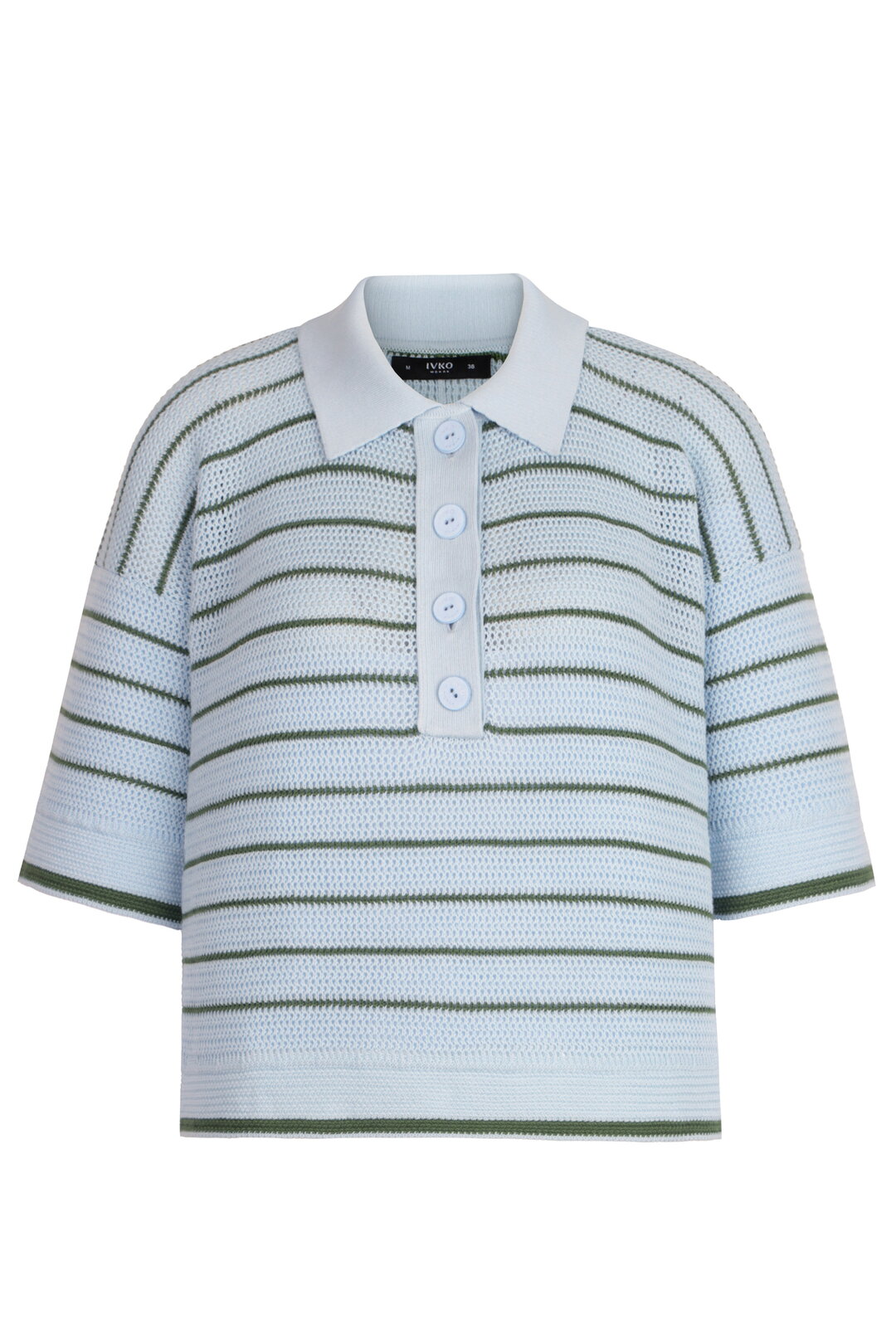 Two-Tone Pullover, Stripe Pattern