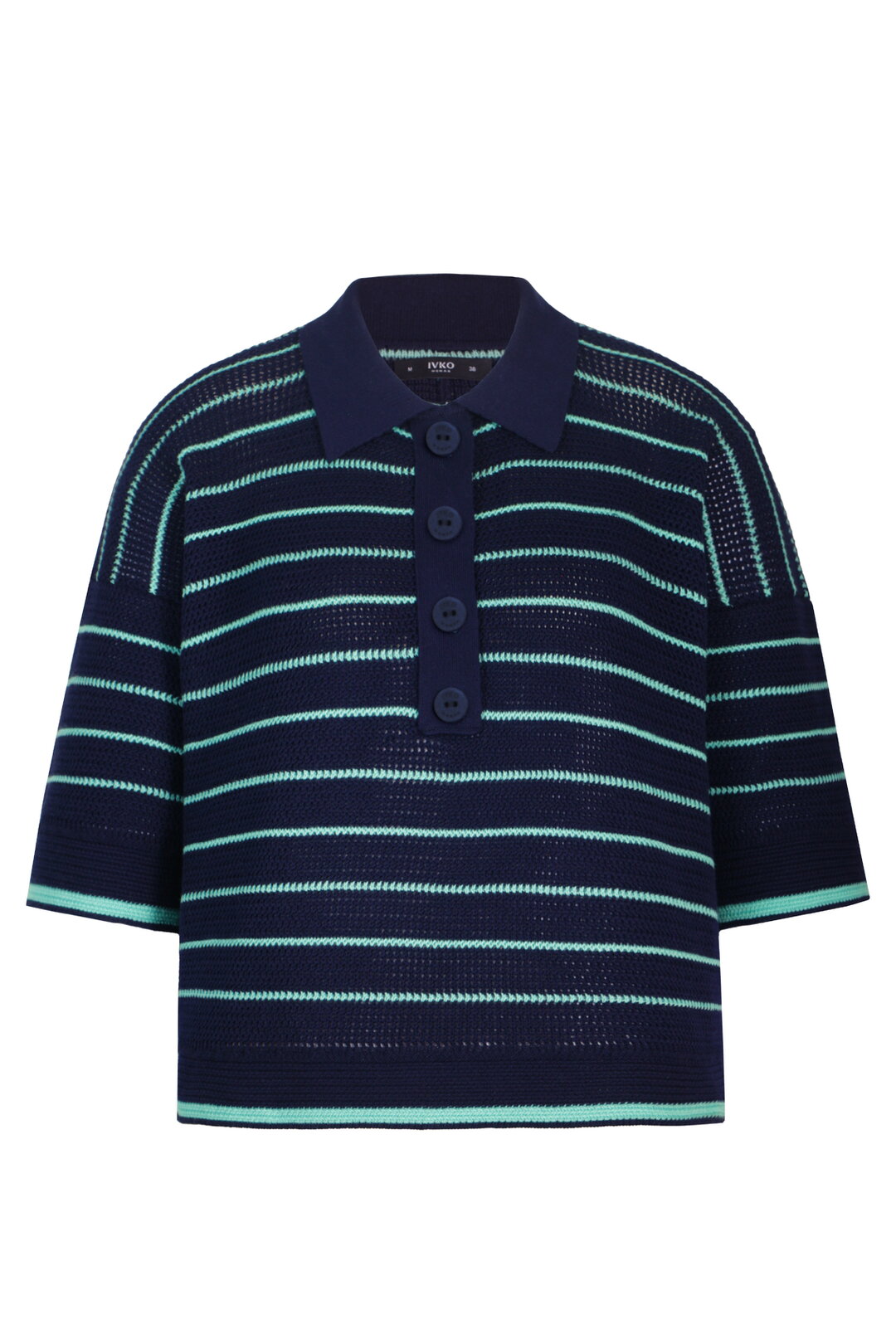 Two-Tone Pullover, Stripe Pattern