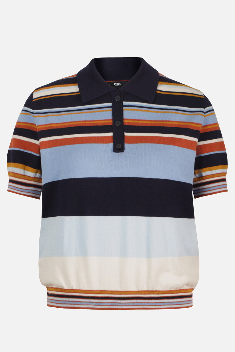 Jacquard-Pullover, Streifenmuster