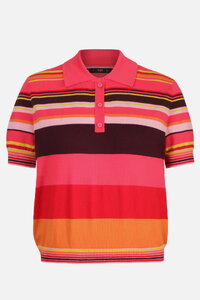 Jacquard Pullover, Stripe Pattern