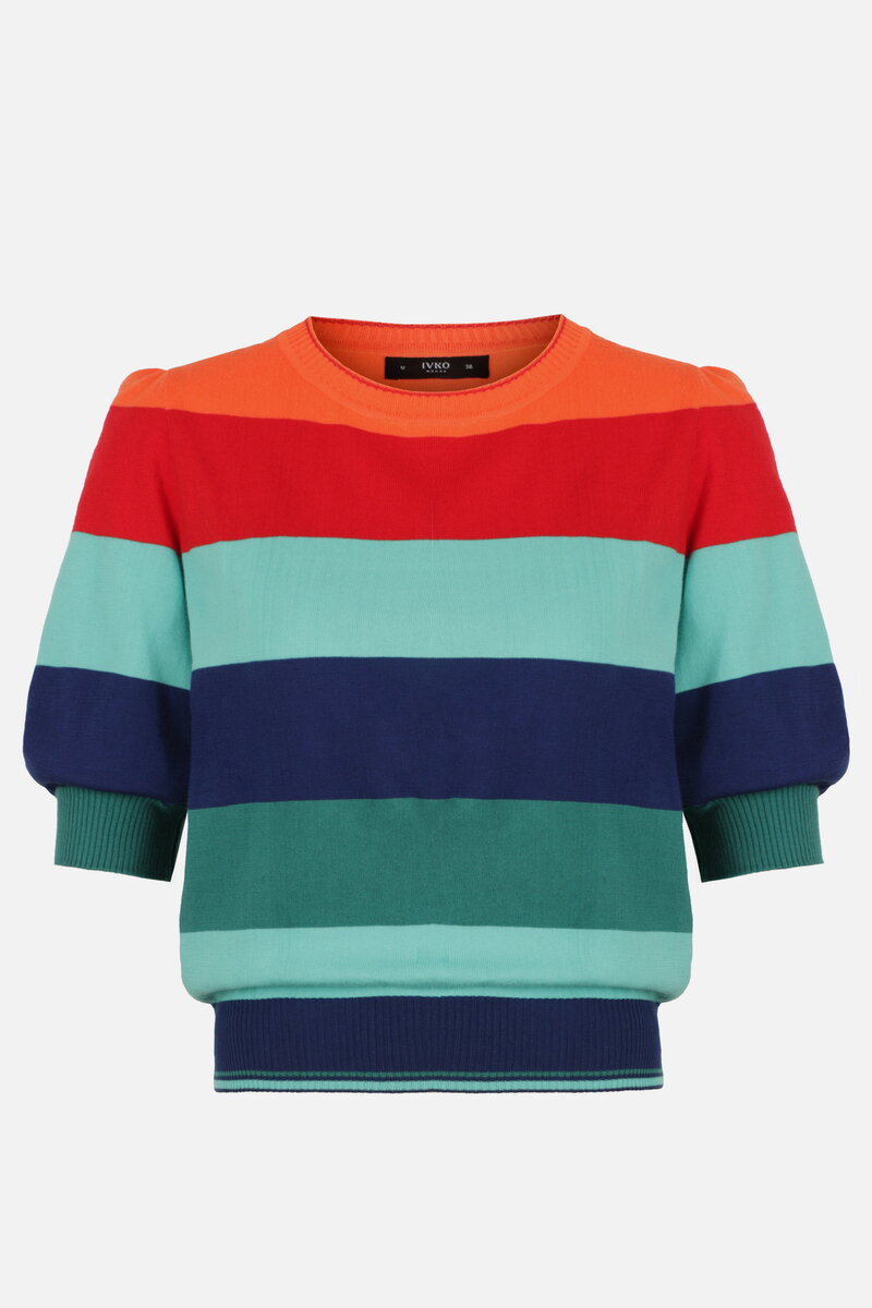 Pullover, Stripe Pattern
