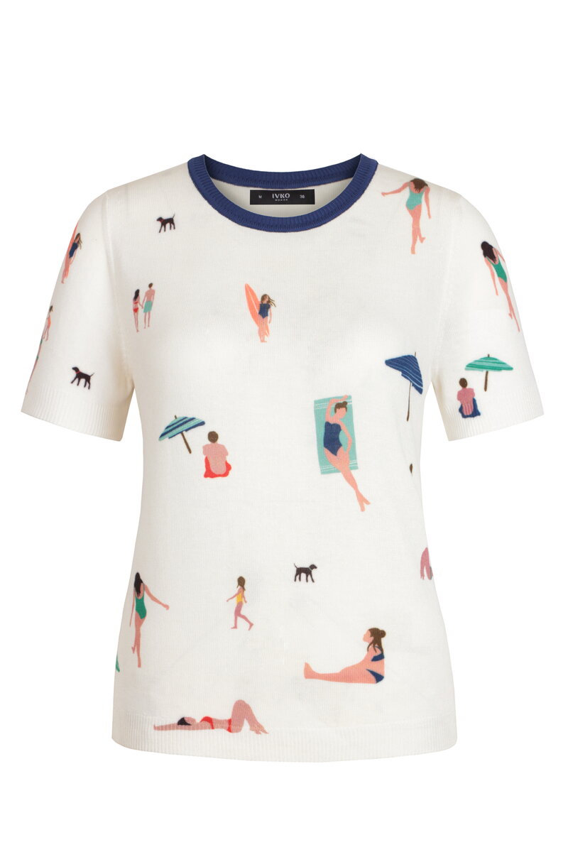 Pullover, Beach Fun Motif