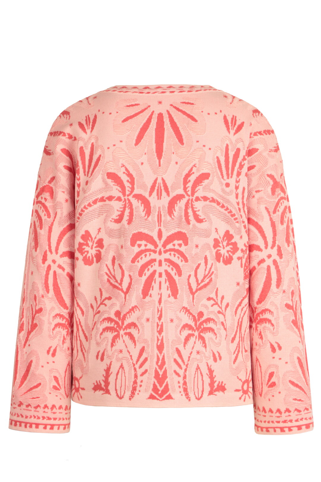 Pullover V-Neck, Urban Botanic Pattern