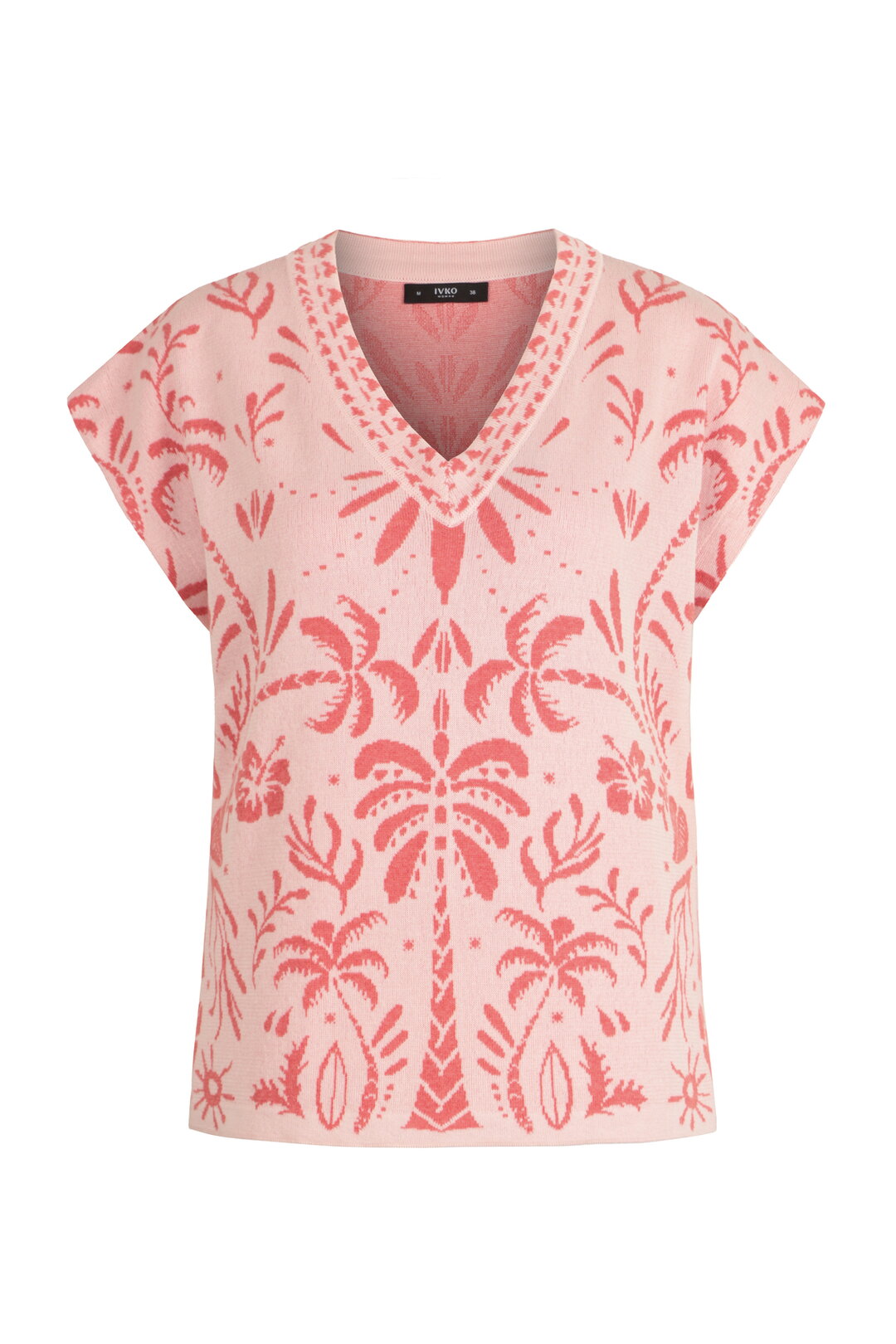 Sleeveless Pullover, Urban Botanic Pattern