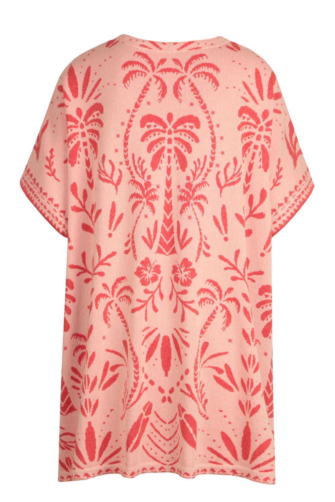 Poncho, Urban Botanic Pattern