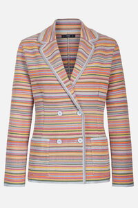 Jacquard Jacket, Stripe Pattern