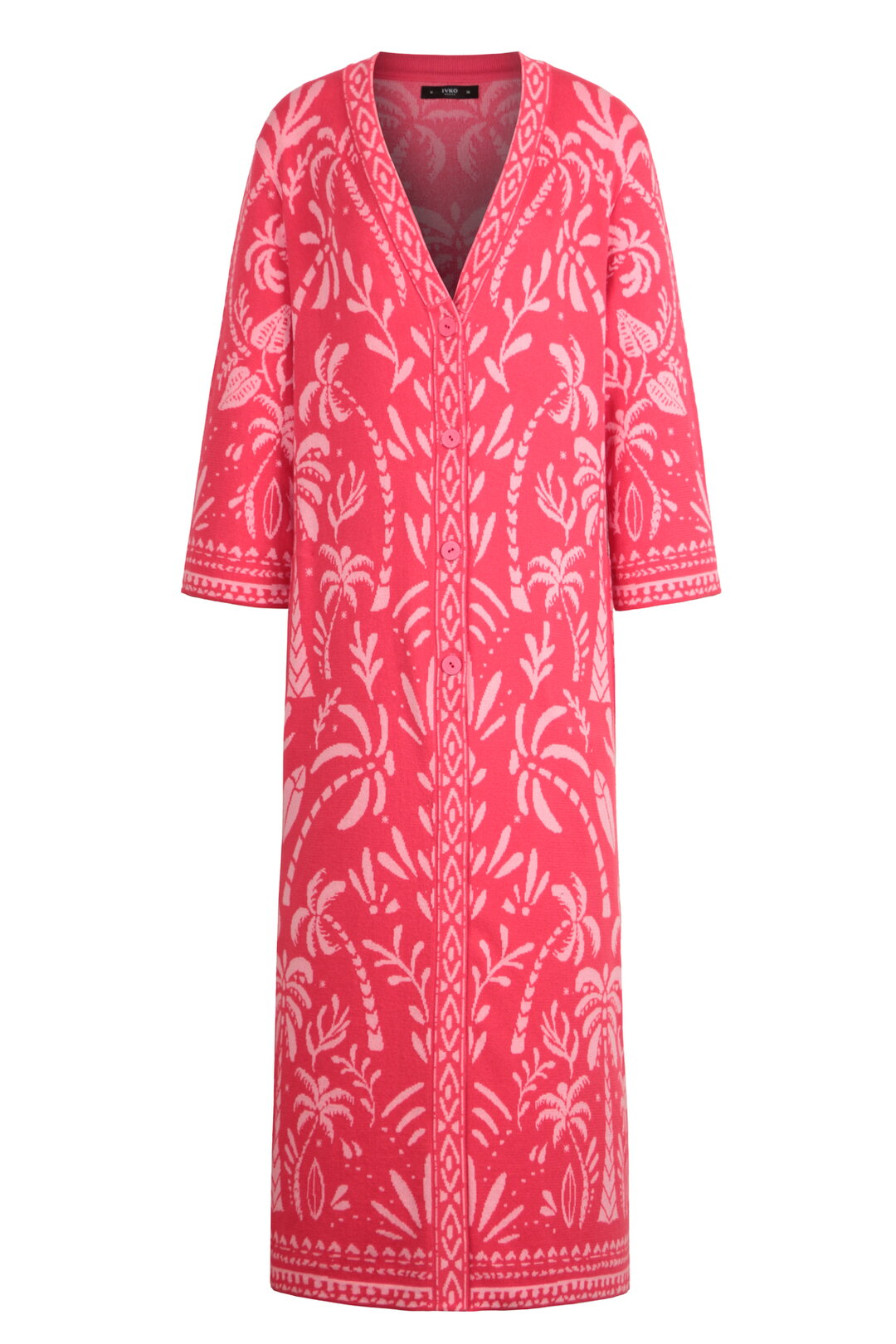 Long Coatigan, Urban Botanic Pattern