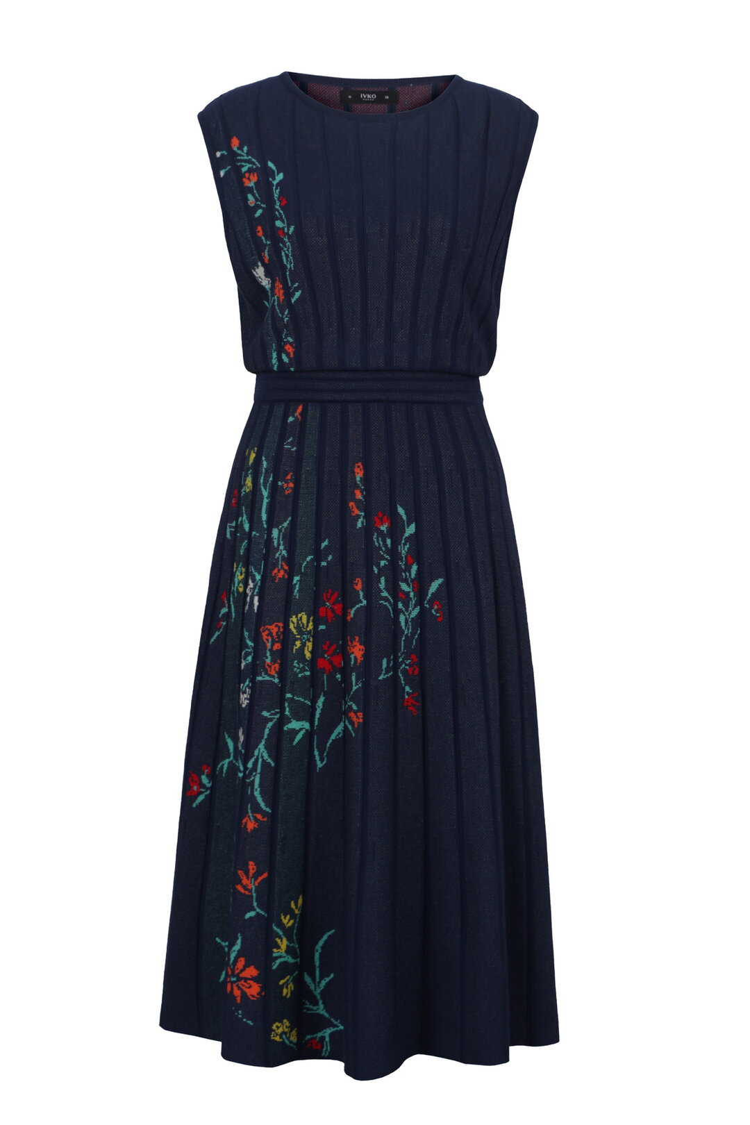 Haljina bez Rukava, Cvetni Motiv