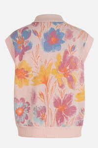 Žakardni Prsluk, Cvetni Motiv