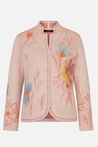 Jacquard Jacket, Floral Pattern