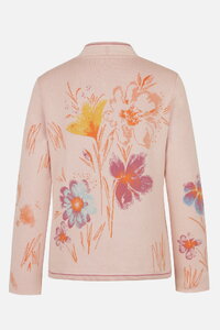 Jacquard Jacket, Floral Pattern