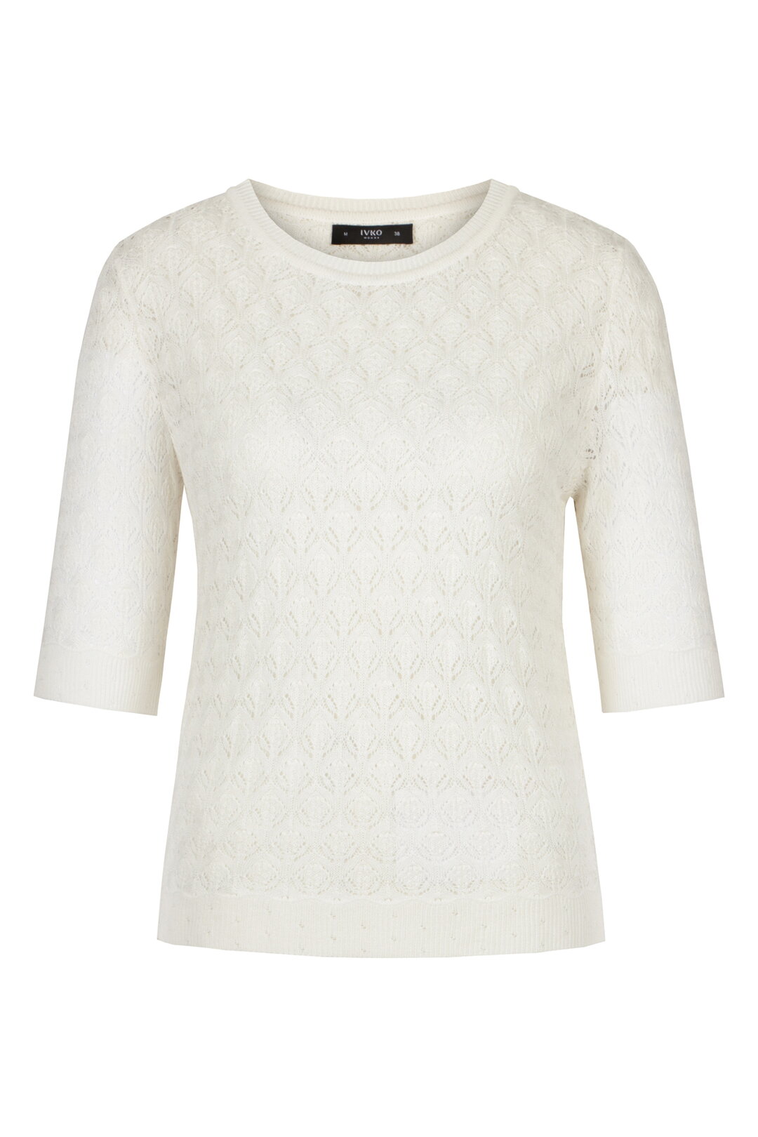 Structure Pullover with Round Neckline