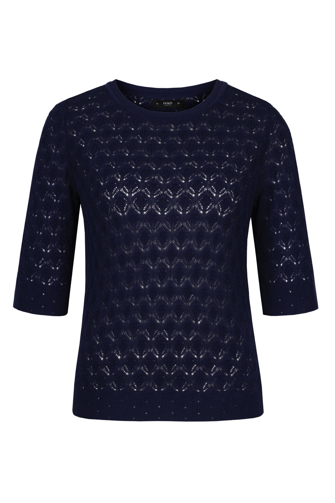 Structure Pullover with Round Neckline